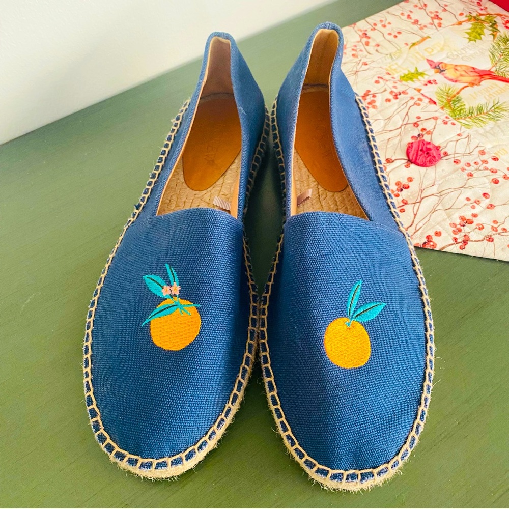 J. Crew Flat Espadrilles 🍊